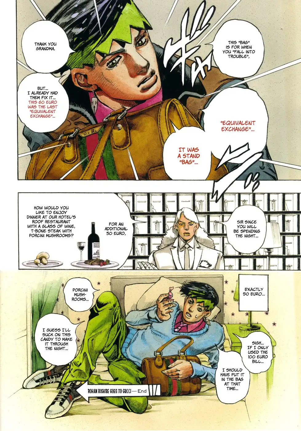 Rohan Kishibe Goes to Gucci Chapter 0 17